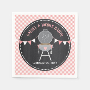 BABYQ Pink Bun in der Oven Baby Girl Dusche Serviette