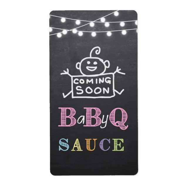 Babyq-Sauce-Etikett / Babyq-Aufkleber (Vorne)