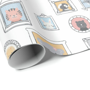 Babyrahmen Geschenkpapier