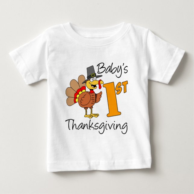 Baby's 1. Erntedank Baby T-shirt (Vorderseite)