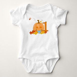 Baby's 1. Geburtstag Pumpkin mit Schnuller Shirt