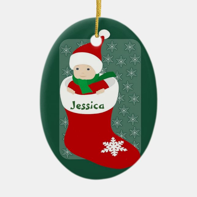 Babys 1. keramik ornament (Vorne)