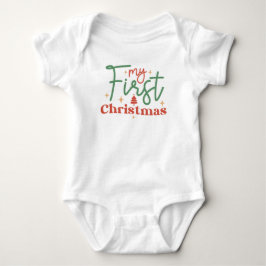 Babys Baby Erstes 1. Weihnachtsgeschenk für neues  Baby Strampler