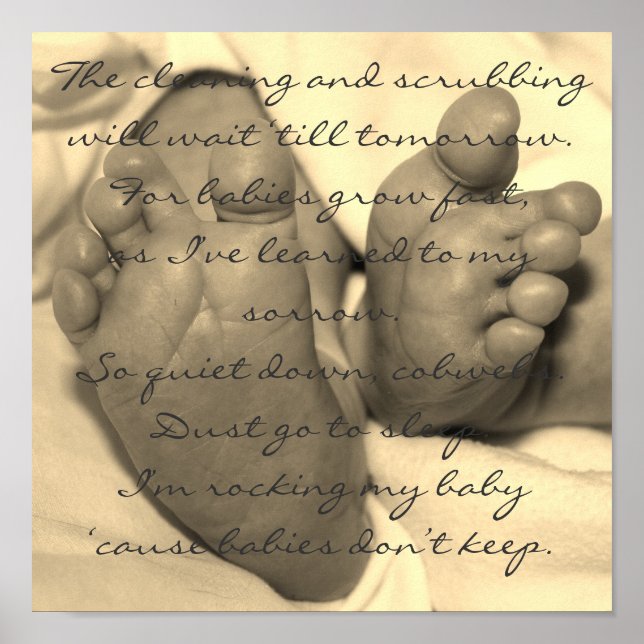 Babys Behielt nicht Poster (Vorne)