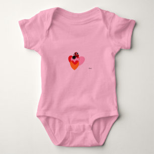 Babys Bodysuit : Marienkäfer Baby Strampler