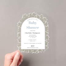 Baby's Breath Blue Boy Gypsophila Baby Shower