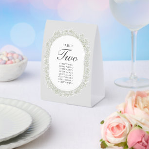 Baby's Breath Monogramm Gypsophila Florale Hochzei Tischaufsteller