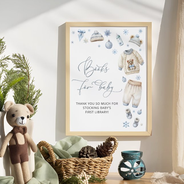 Baby's Cold Outdoor Baby Kleiderbücher für Baby Poster (Von Creator hochgeladen)