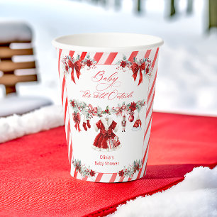 Baby's Cold Outdoor Girl Baby Dusche Pappbecher