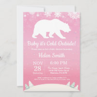 Baby's Cold Outdoor Polar Bear Girl Baby Showroom