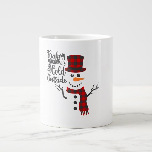 Baby's Cold Outdoor Snowman Tasse (Vorderseite)