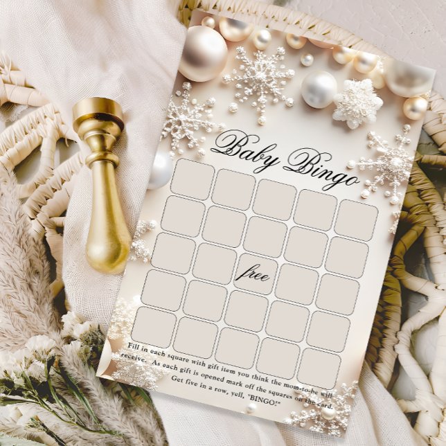 Baby's Cold Outdoor Winter Baby Bingo Game (Von Creator hochgeladen)