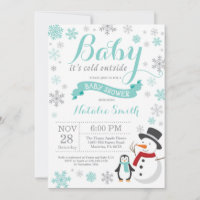 Baby's Cold Outdoor Winter Baby Dusche Auqa