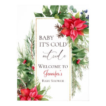 Baby's Cold Outdoor Winter Baby Dusche Empfang