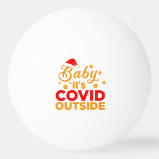 Baby's Covid vor Weihnachten Funny Geschenk Idee Tischtennisball