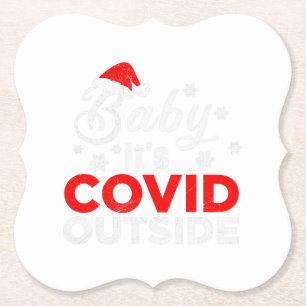 Baby's Covid vor Weihnachten Funny Geschenk Idee Untersetzer