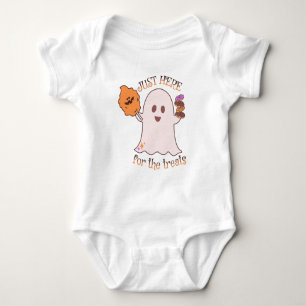 Babys Erste Halloween Leckereien Geist und Süßigke Baby Strampler