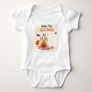 Baby's erste Halloween-Party Baby Strampler