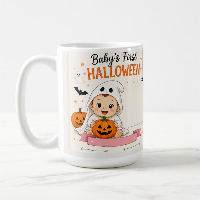 Baby's erste Halloween-Party Kaffeetasse (Links)