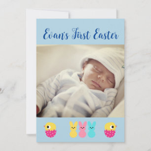 BABYS ERSTE OSTERFOTOKARTE FEIERTAGSKARTE