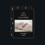 Babys erste Weihnachten elegant gezeichnet Baum Fo<br><div class="desc">1 Foto Babys erste Weihnachtszeit handgezeichnete Baum elegante Design</div>