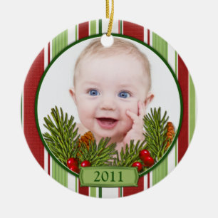 Babys erste Weihnachtscreme Keramikornament