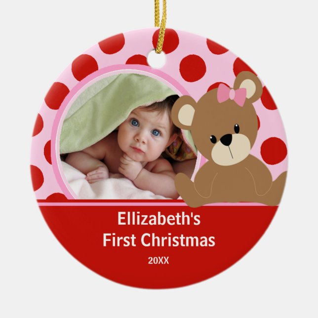 Babys erster keramik ornament (Vorne)