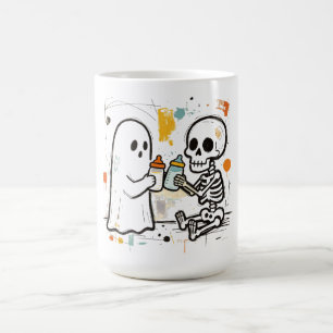 Baby's erstes Halloween-Geist-Skelett Kaffeetasse