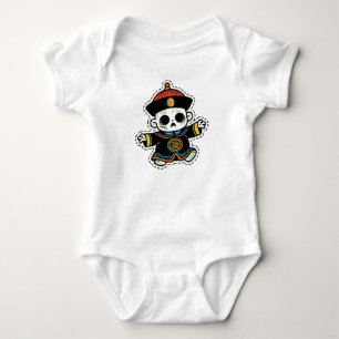 Baby's erstes Halloween Süßer chinesischer Zombie Baby Strampler