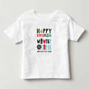 Babys erstes KWANZA-Hemd Name hinzufügen Kleinkind T-shirt