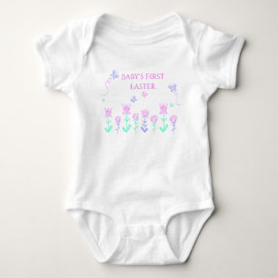 Baby's erstes Oster-Frühlingsgarten-Body Baby Strampler