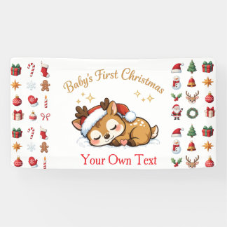 Babys erstes Weihnachten Banner