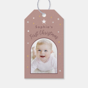 Baby's erstes Weihnachten Benutzerdefiniertes Foto Geschenkanhänger