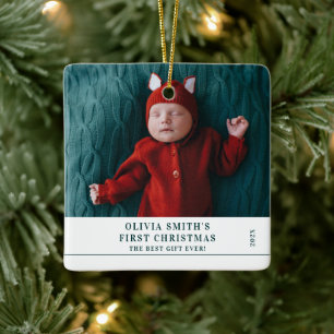 Babys erstes Weihnachten  Geburtsstatistik Ankündi Keramikornament