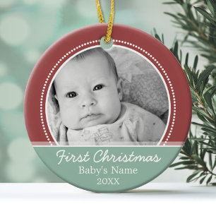 Babys erstes Weihnachten Keramik Ornament