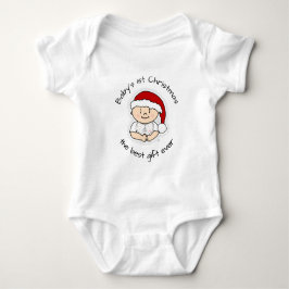 Baby's erstes Weihnachts-Beste Geschenk je Onesis Baby Strampler