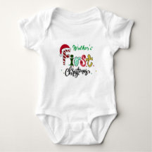 Baby's erstes Weihnachtsbib