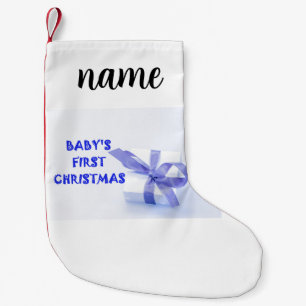 Baby's erstes Weihnachtsblau Kleiner Weihnachtsstrumpf
