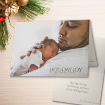 Baby's erstes Weihnachtsfest Freude Foto Weihnacht