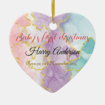 Baby's erstes Weihnachtsgeschmuck zurück benutzerd
