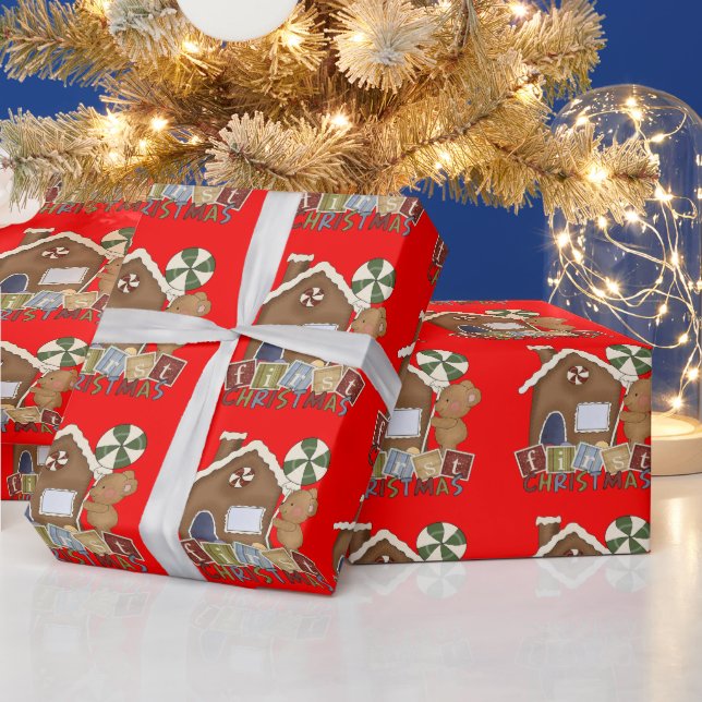 Babys erstes Weihnachtspapier Geschenkpapier (Feiertage)