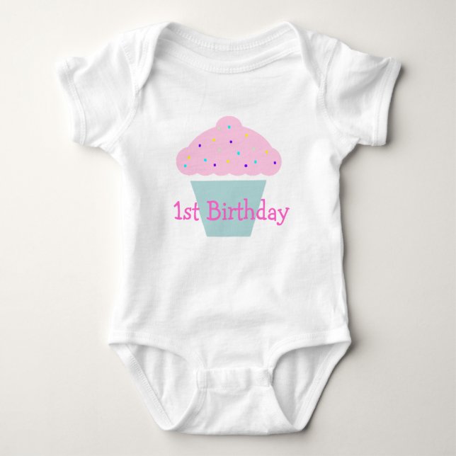 Baby's First Birthday Baby Strampler (Vorderseite)