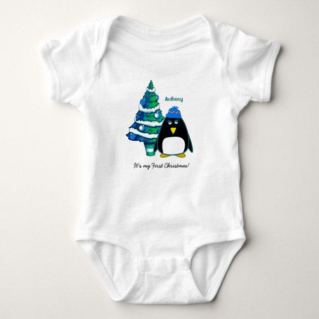 Baby's First Christmas Baby Bodysuits (Vorderseite)