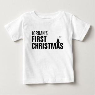 Baby's First Christmas Baby T - Shirt