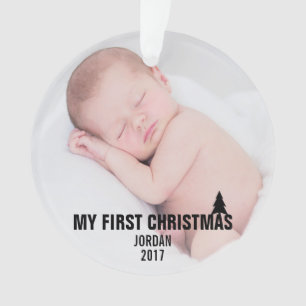 Baby's First Christmas Custom Acrylic Ornament