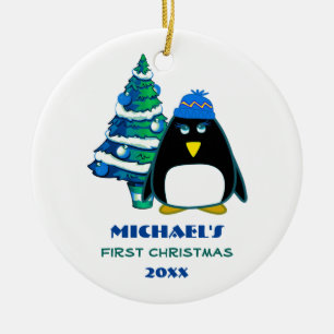 Baby's First Christmas Custom Christmas  Keramikornament