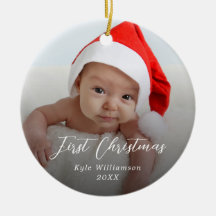 Baby's First Christmas Custom Foto Script