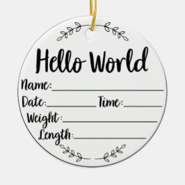 Baby's First Christmas Keepake Ornament