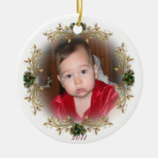 "Baby's First Christmas"-Ornament Keramikornament