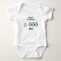 Baby's First Christmas Penguins